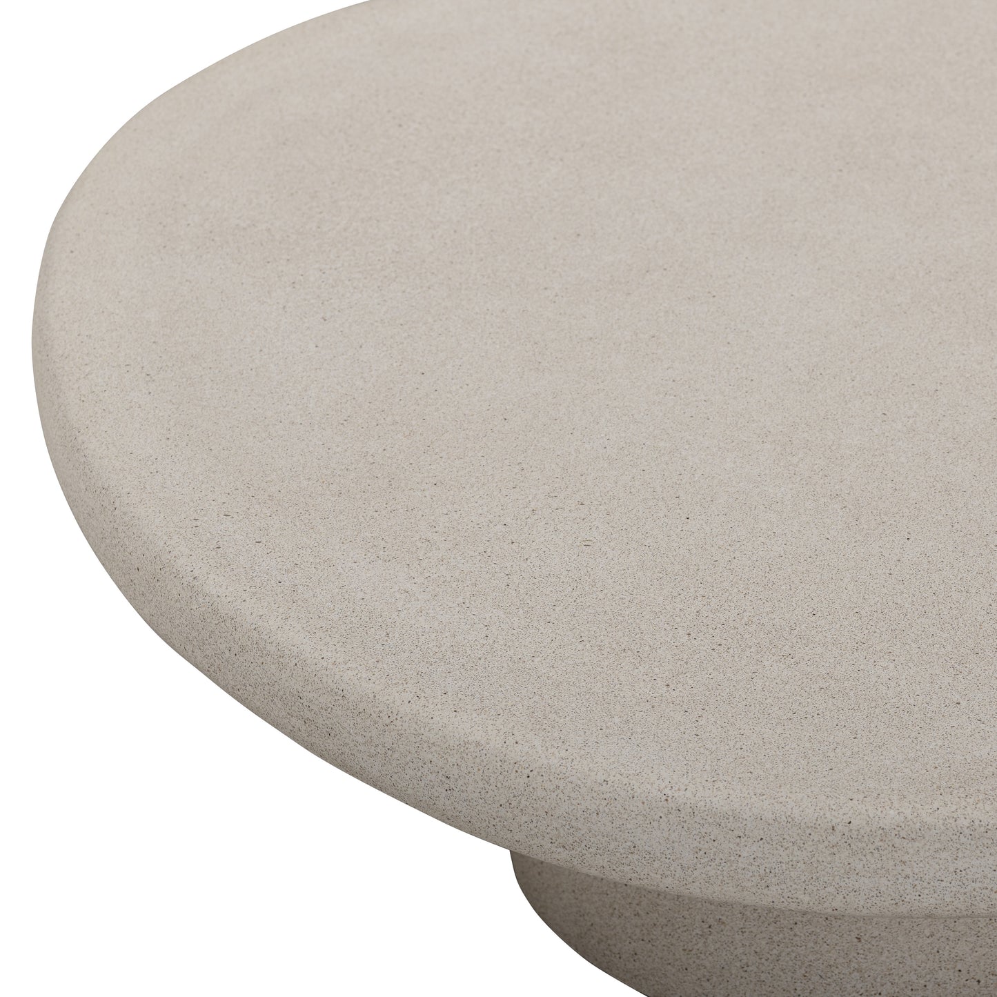 Jade Concrete Indoor/Outdoor Nesting Coffee Table Set - Cream - Image 8