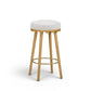Oodle Cream Performance Vegan Mohair Natural Bar Stool - Image 2