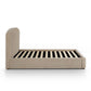 Leah Performance Chenille Bed - Taupe / Queen - Image 6
