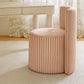 Alyssa Rolling Desk Chair - Pink Stripes - Image 6