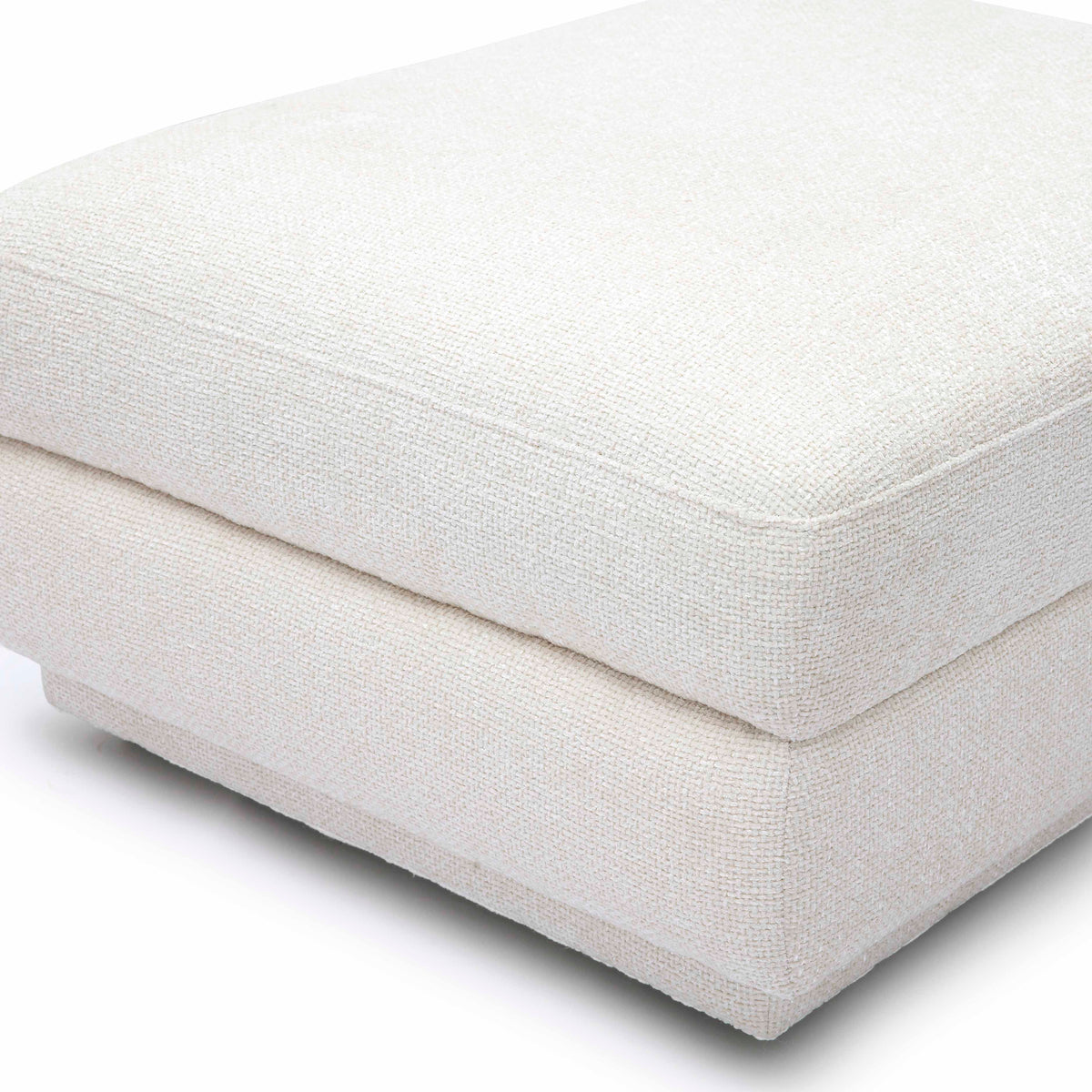Perry Modular Ottoman - Cream - Image 5