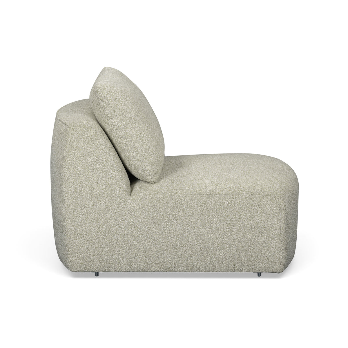Noor Modular Armless Chair - Wheat - Image 3