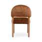 Bruno Thick Performance Chenille Arched Back Dining Chair - Bronze - Image 5