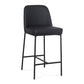 Sydney Performance Vegan Leather Counter Stool - Set of 2 - Black - Image 4