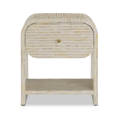Borno 20" Mother of Pearl Nightstand - Image 1