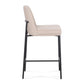 Sydney Performance Velvet Counter Stool Set of 2 - Taupe - Image 6