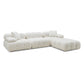 Calliope 4-Piece Performance Modular Sectional - Cream - Image 5