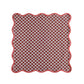 Crissy Cotton Canvas Printed Napkins - Set of 4 - Rust Vintage Floral - Image 3