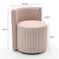 Alyssa Rolling Desk Chair - Brown - Image 5
