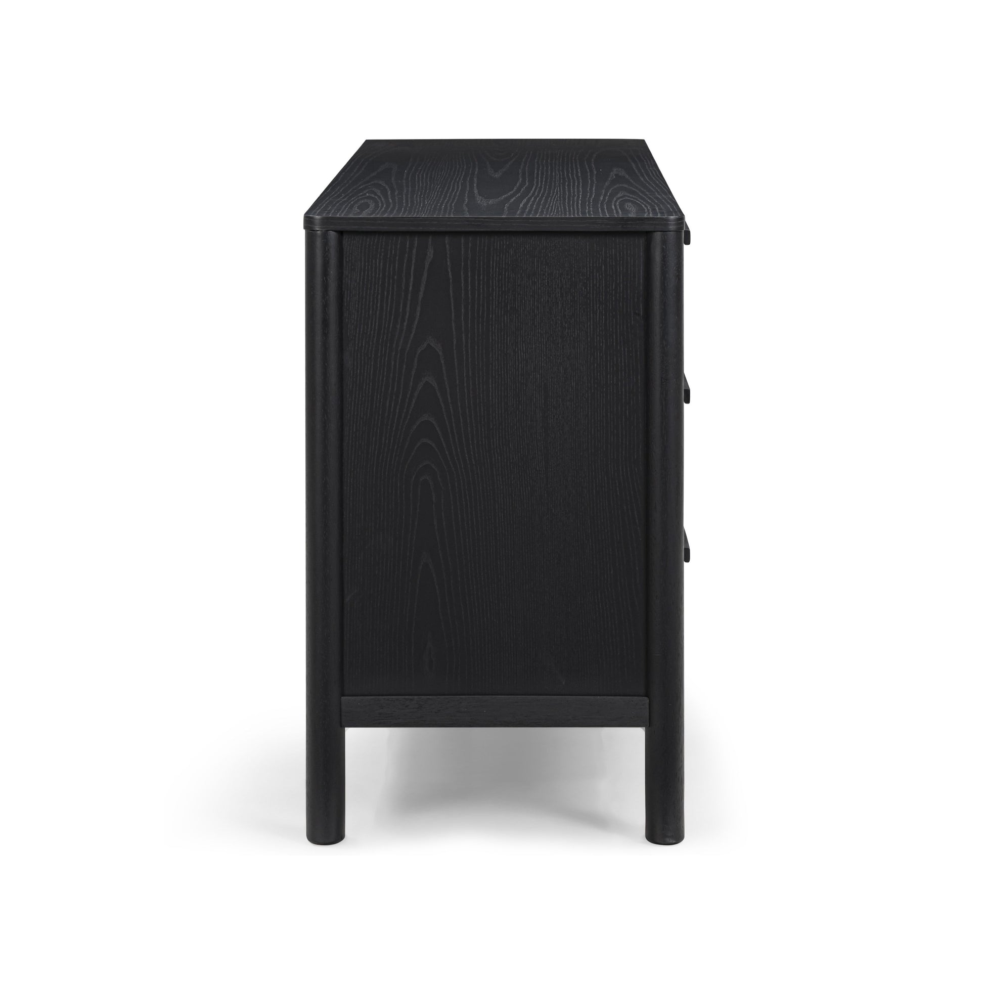 Tyra 62" Black Ash 6-Drawer Dresser - Image 5