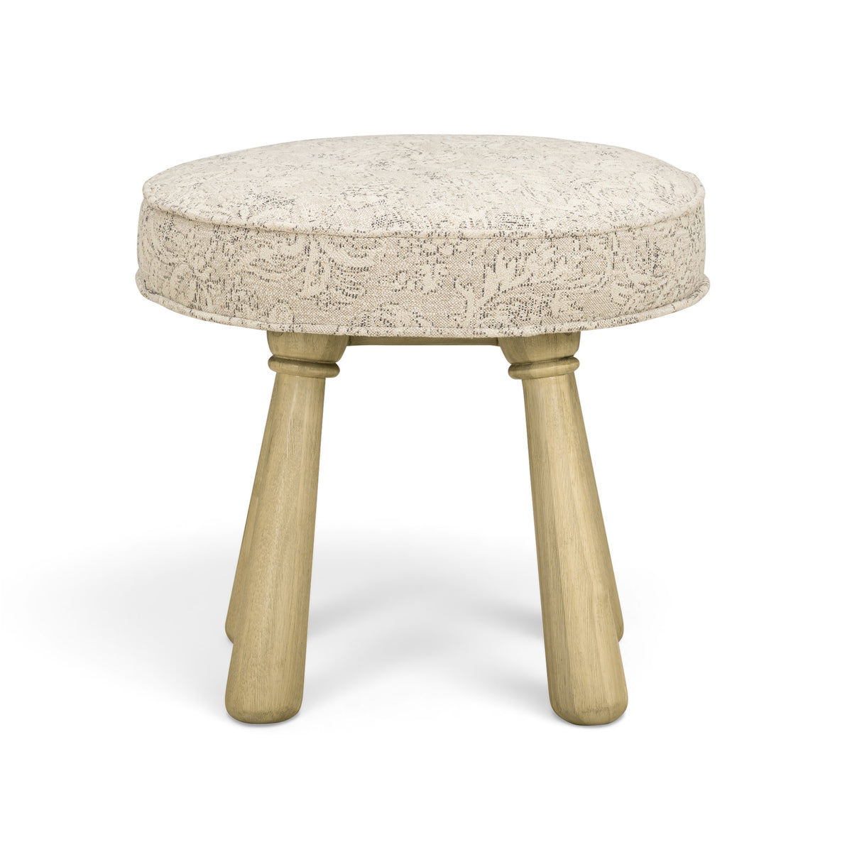 Pookie Accent Stool - Neutral Floral - Image 2