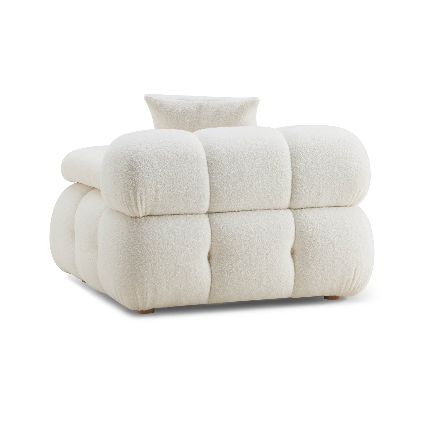 Calliope Performance Modular Armless Chair - Cream - Image 4