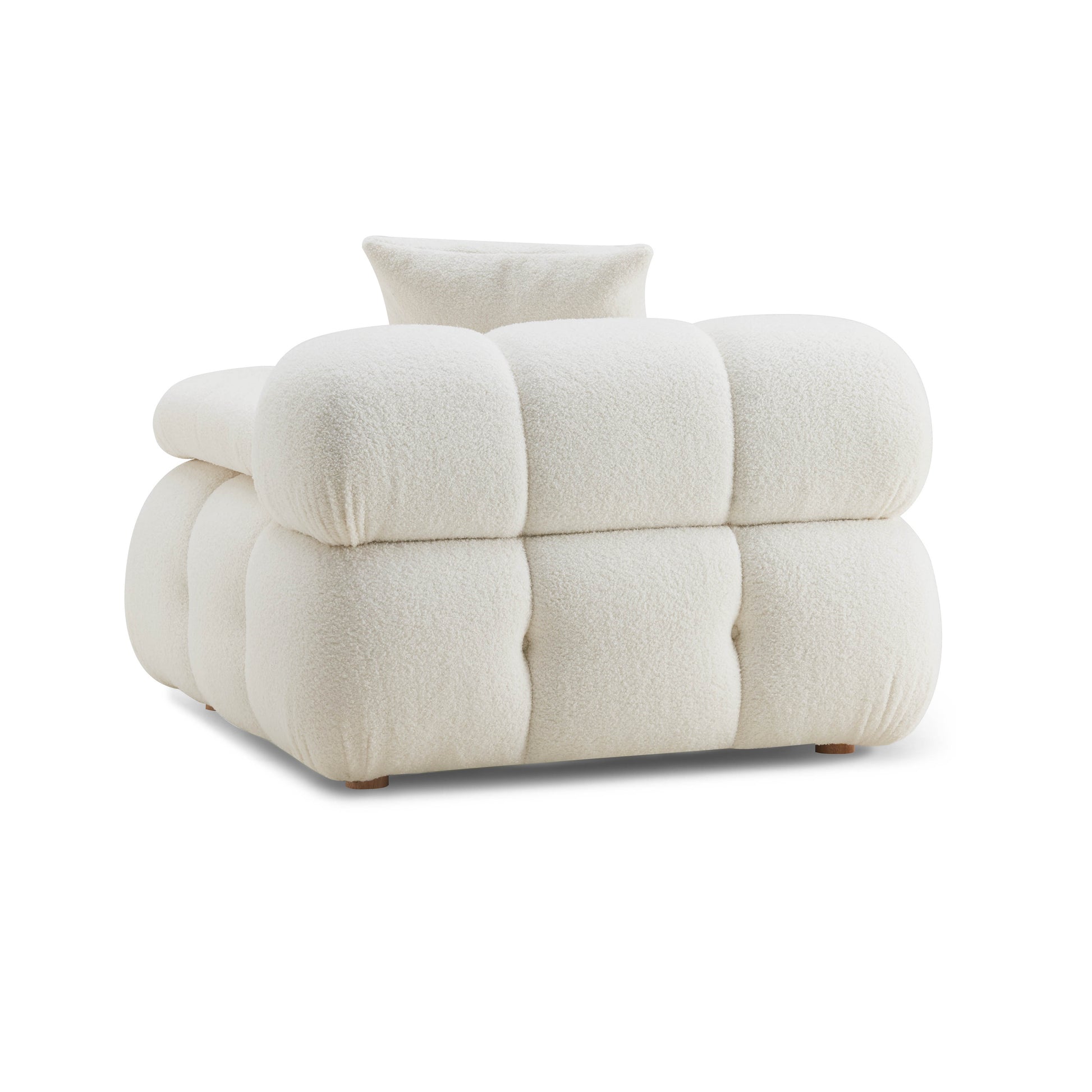 Calliope Performance Modular Armless Chair - Cream - Image 4