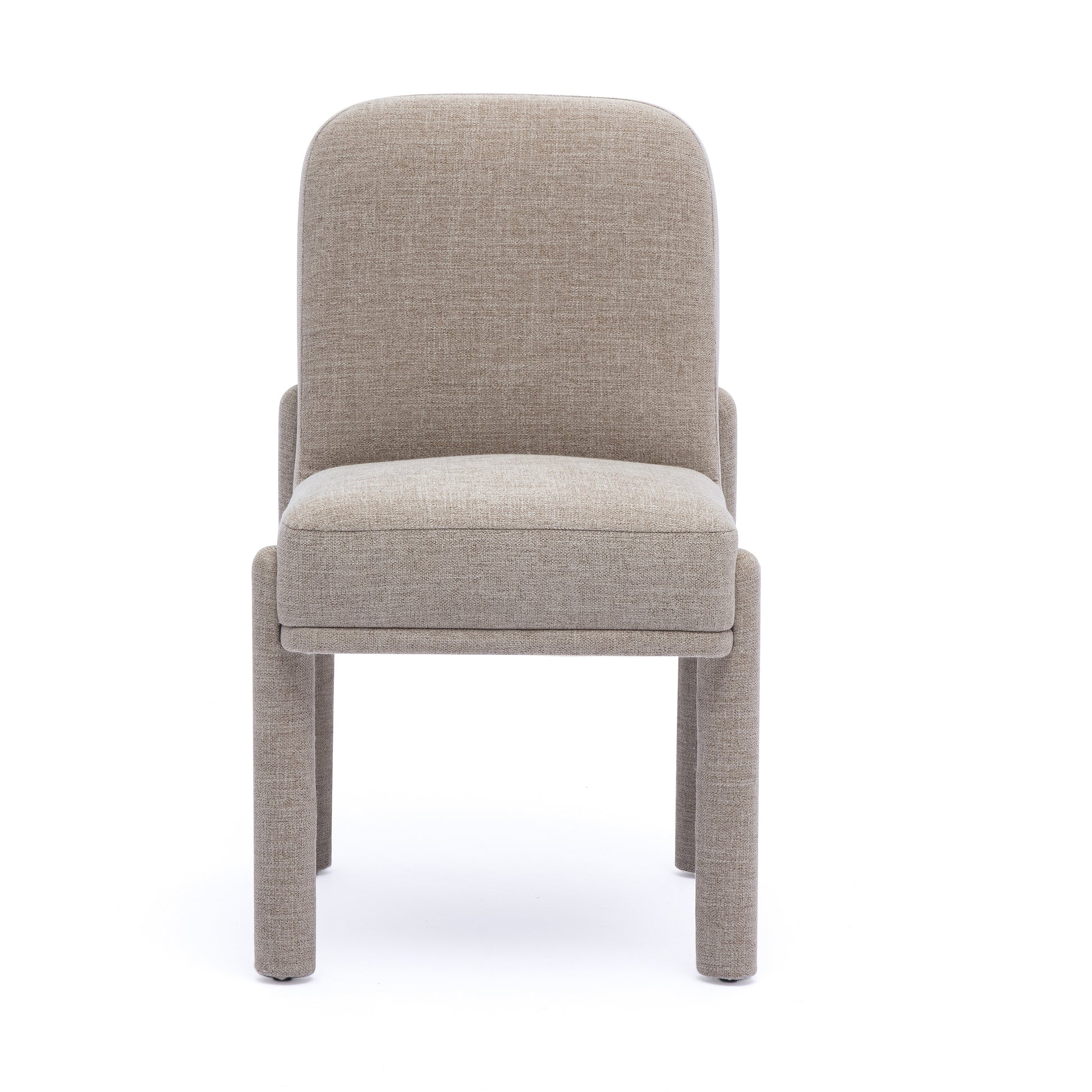 Martina Performance Fabric Dining Chair - Tan - Image 1