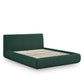 Isla Upholstered Bed - Forest Green / Queen - Image 6