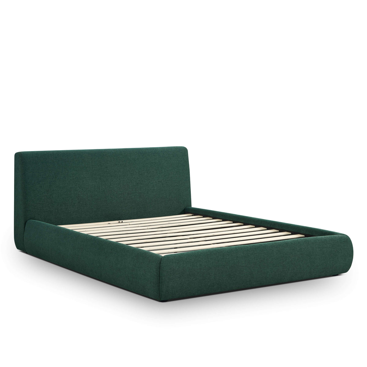Isla Upholstered Bed - Forest Green / Queen - Image 6