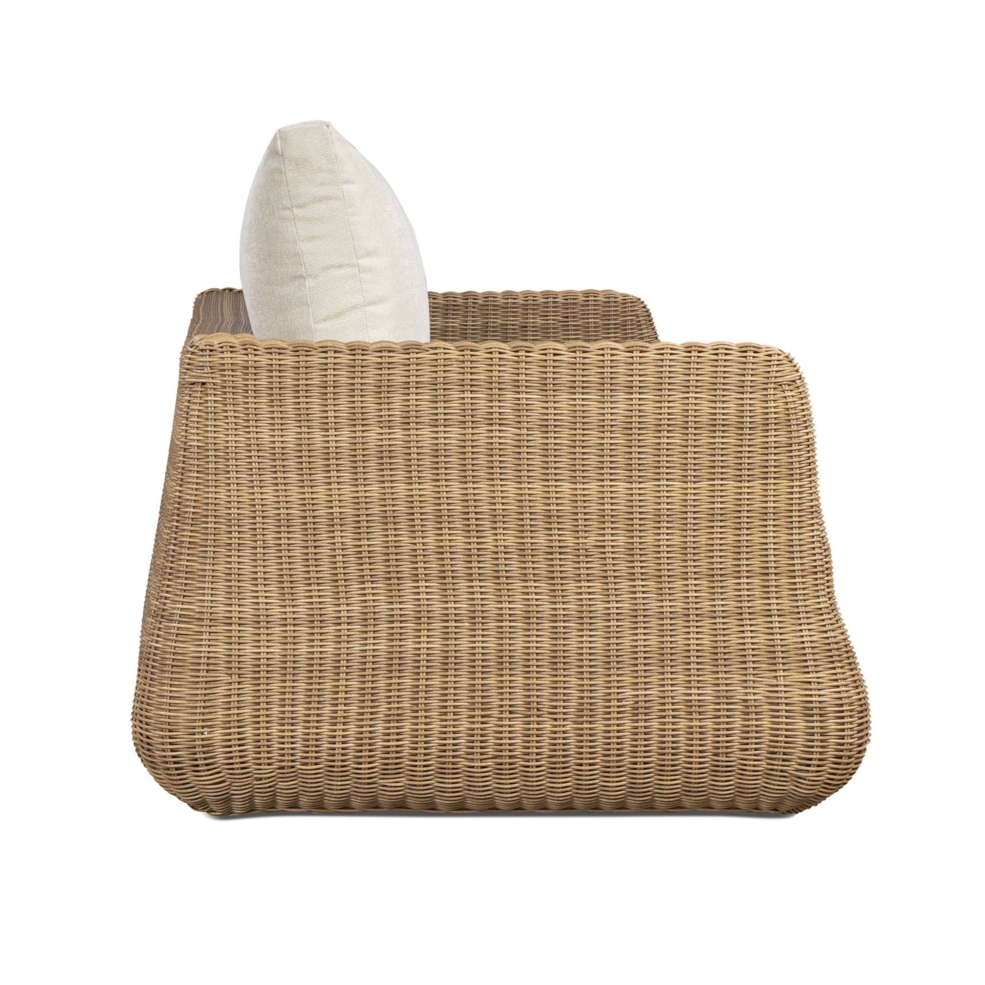 Dana 85" Outdoor Sofa - Cream - Image 4