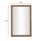 Cheyanne 29"X44" Carved Solid Wood Rectangular Wall Mirror - Image 6