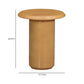 Tate Turmeric Concrete Indoor/Outdoor Side Table - Image 5
