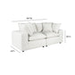 Cali 80" Modular Loveseat - Pearl - Image 7