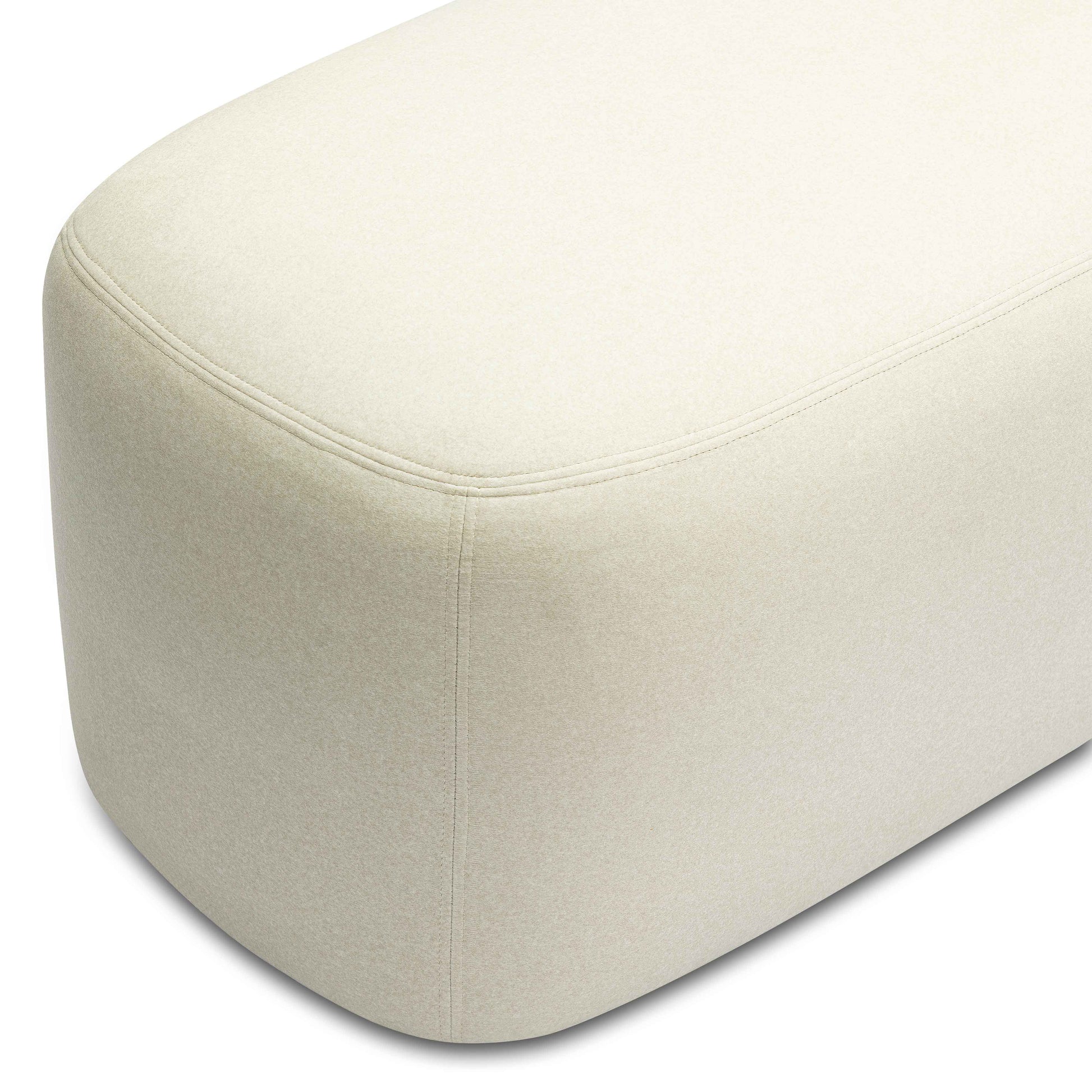 Graceland 54" Bench - Ivory - Image 5