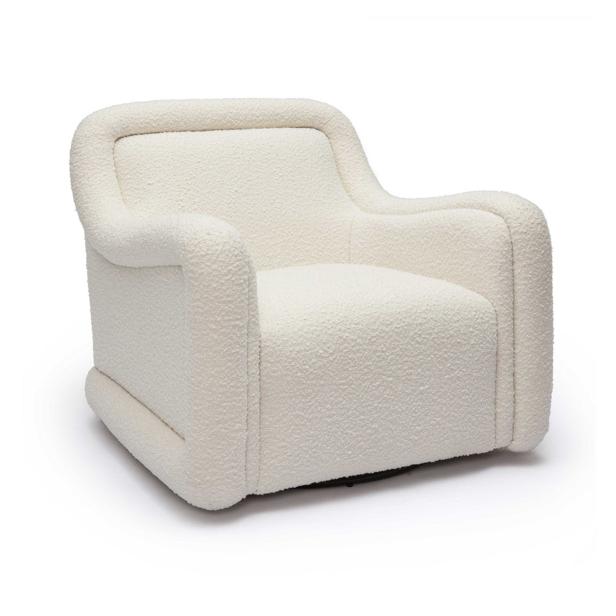 Charli Performance Swivel Chair - Cream - Image 1