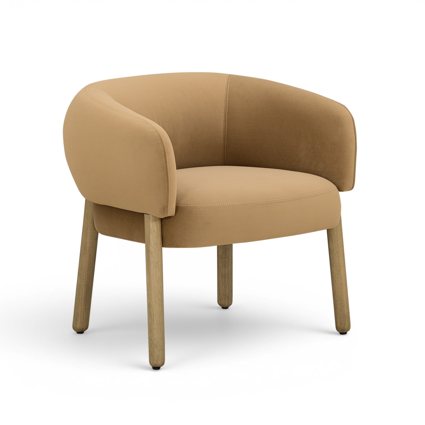Foxy Performance Fabric Accent Chair - Camel - Image 1