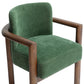 Irma Textured Performance Velvet Dining Chair - Forest Green - Image 3