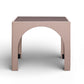 Tomlin Performance Chenille Game Table and Two Ottomans Set - Light Pink - Image 3