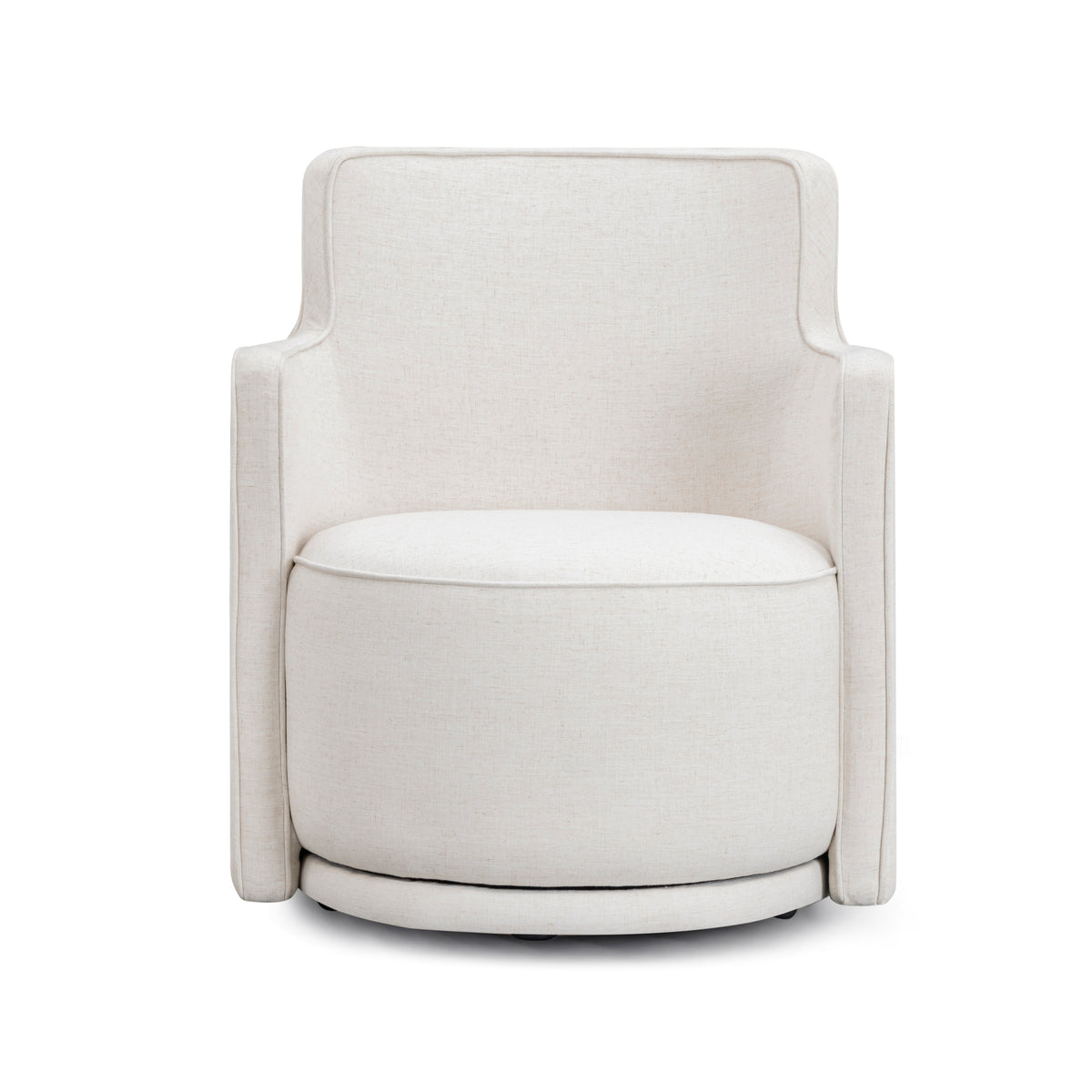 Passe Swivel Accent Chair - Cream - Image 3