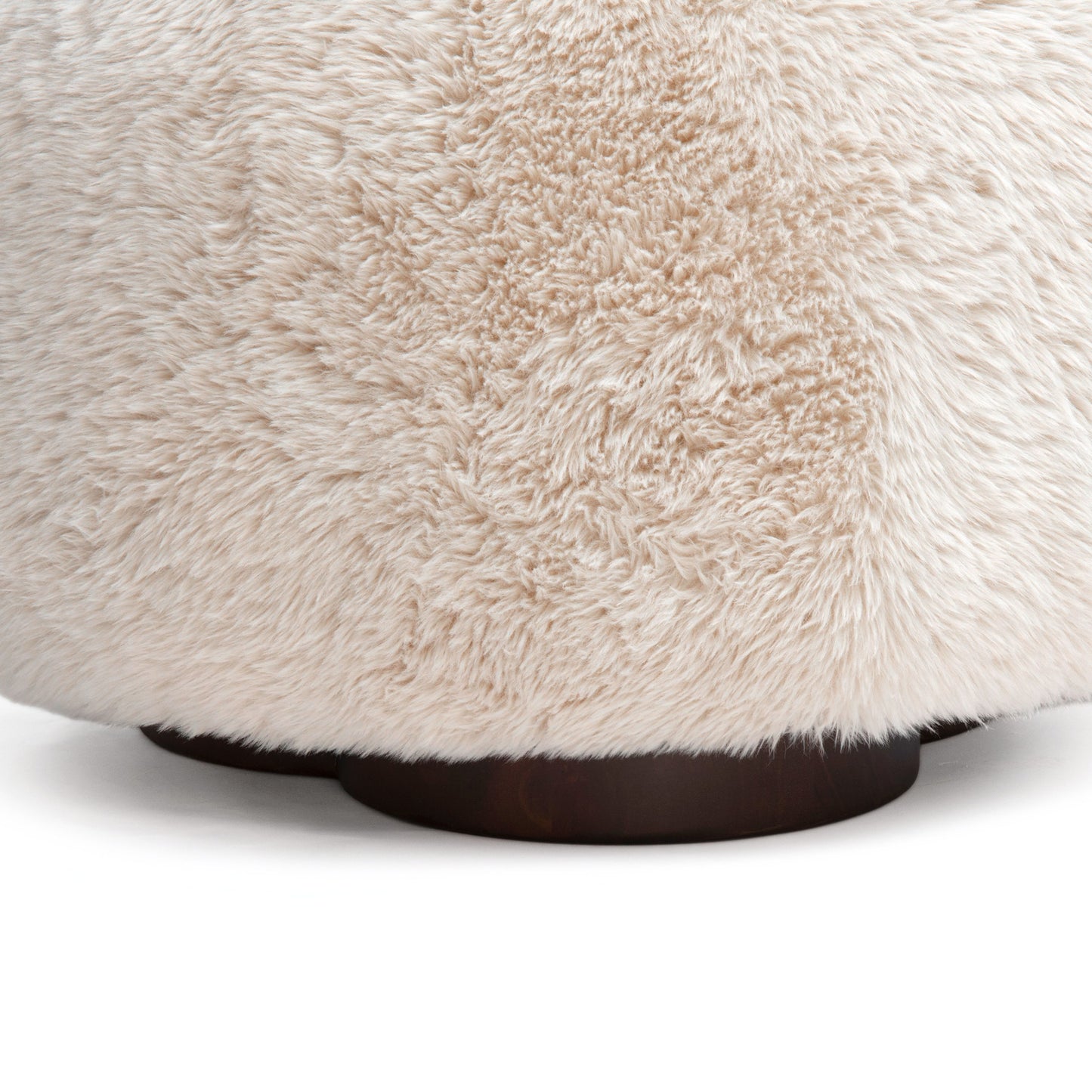 Oopa Swivel Ottoman - Off-White - Image 5