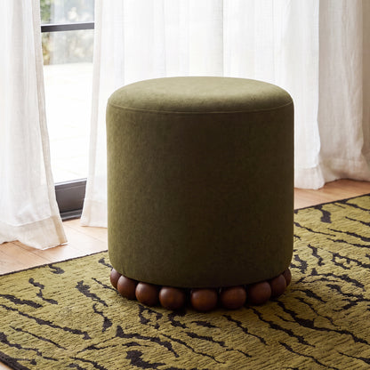 Dex Ottoman - Olive Green - Image 1