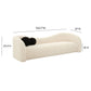Leonie Faux Shearling Sofa (84"-103") - Beige / 103" - Image 6