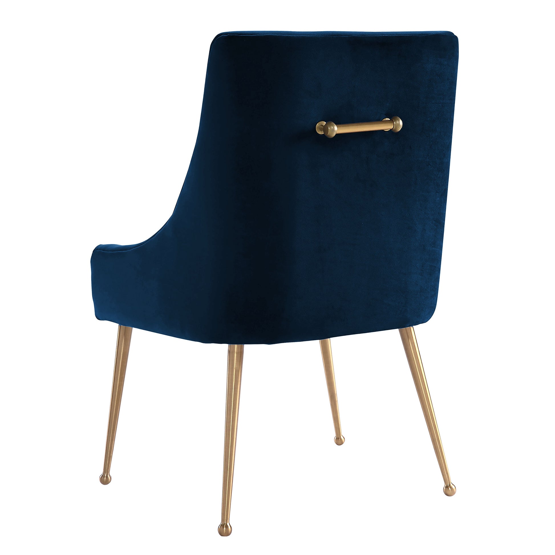 Beatrix Performance Velvet Dining Chair - Navy - Image 4