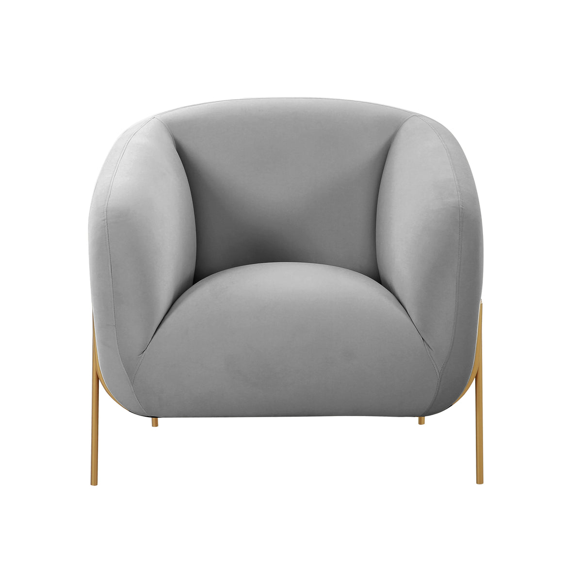 Kandra Accent Chair by Inspire Me! Home Decor - Grey - Image 3