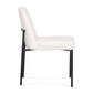 Sydney Performance Vegan Leather Dining Chair - Set of 2 - Cream - Image 6