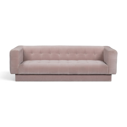 Jules 94" Performance Velvet Sofa - Pink - Image 1