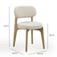 Carnation Dining Chair - Cream - Image 9
