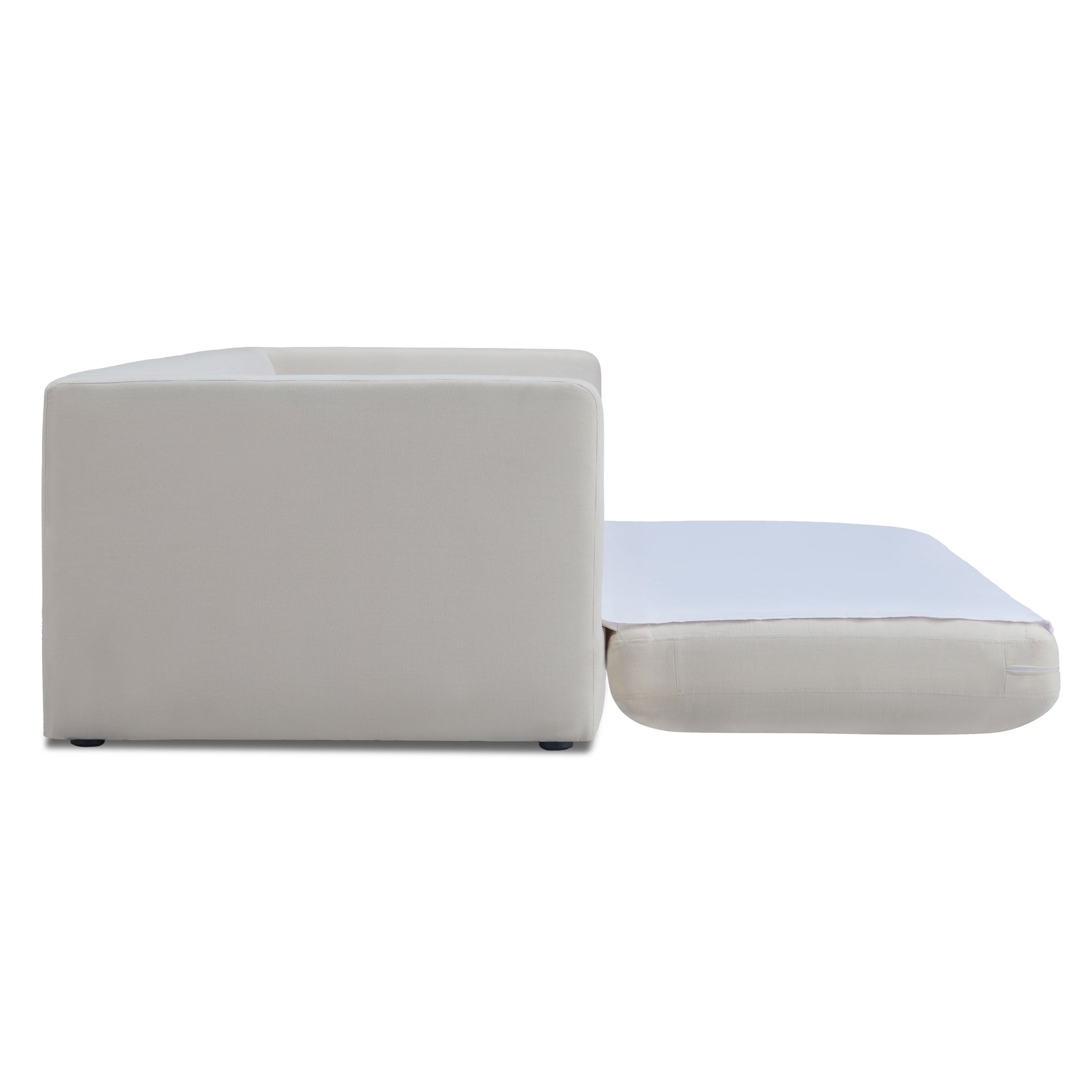 Ryan 91" Sleeper Sofa - Cream - Image 5