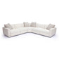 Perry 5-Piece Modular L-Sectional - Cream - Image 4