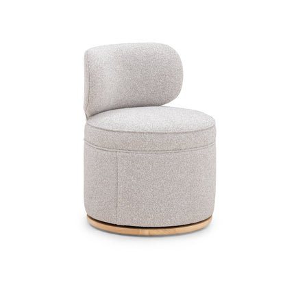 Amaya Swivel Desk Chair - Grey - Image 1