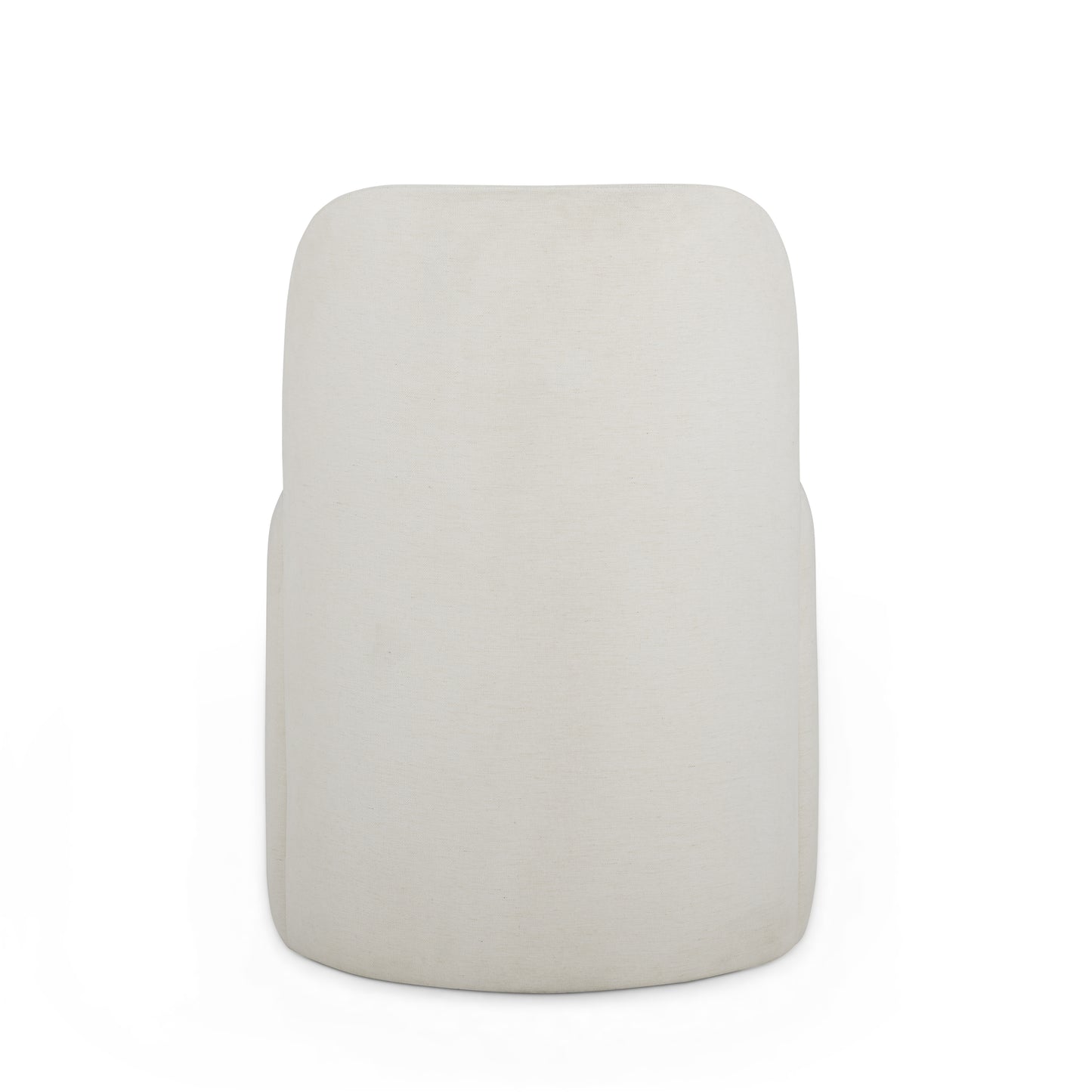 Persa Round Back Performance Chenille Dining Chair - Cream - Image 5