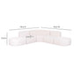 Gorge 5-Piece Modular Euro Sectional - Cream - Image 5