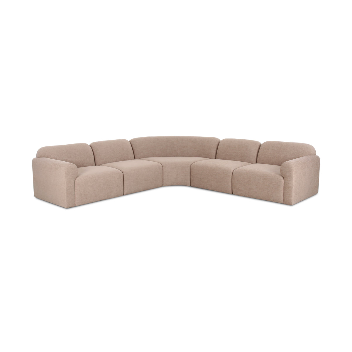 Gorge 5-Piece Modular Corner Sectional - Tan - Image 2