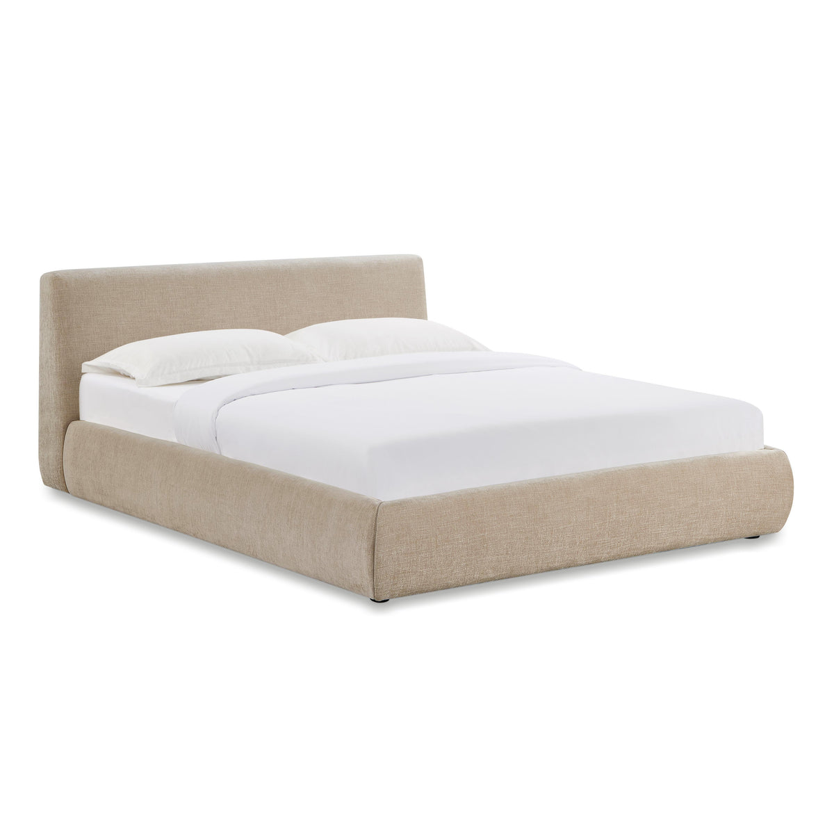 Isla Upholstered Bed - Taupe / Queen - Image 1