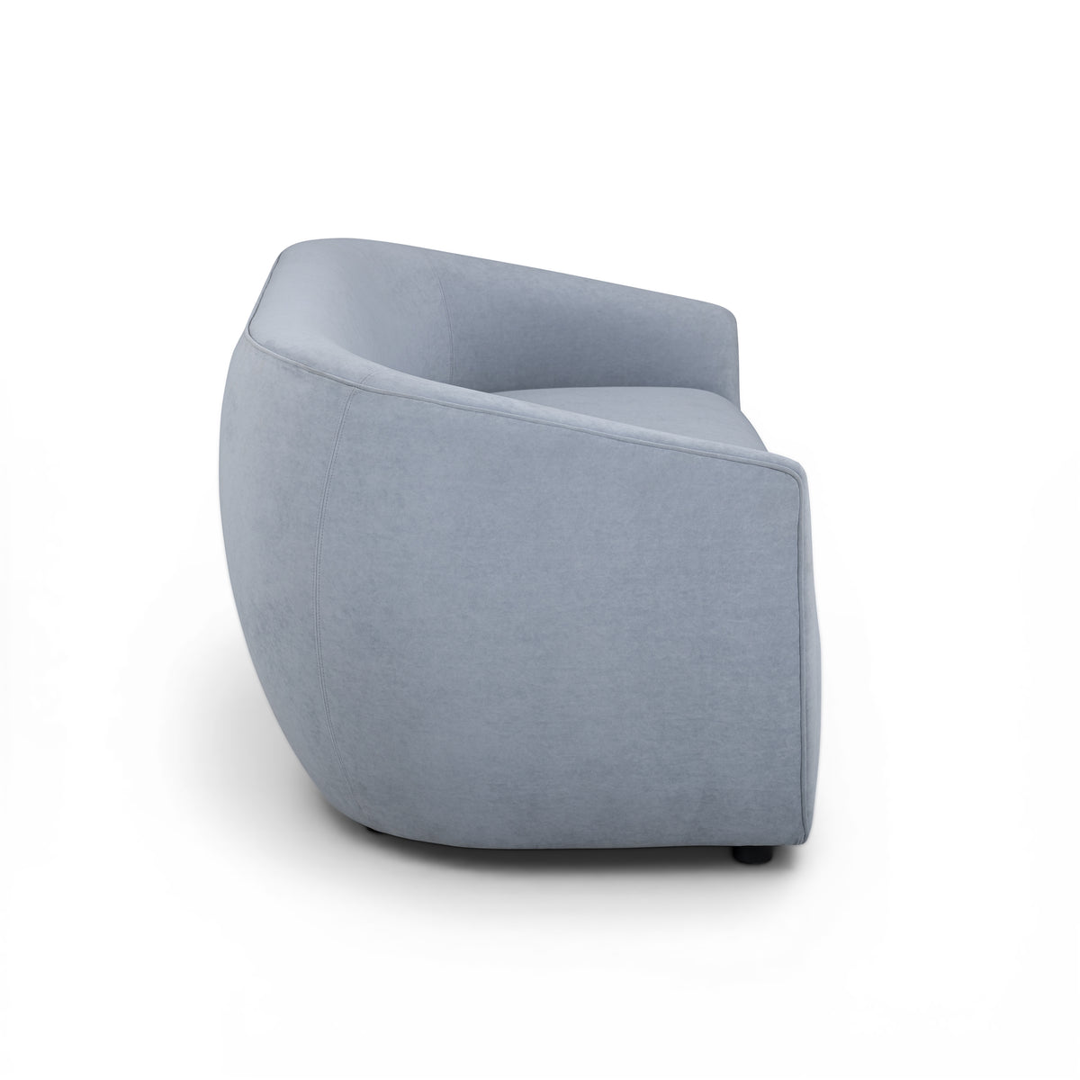 Jordan 70" Textured Performance Velvet Loveseat - Baby Blue - Image 4