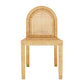 Amara Arched Rattan Dining Chair - Cream - Image 5