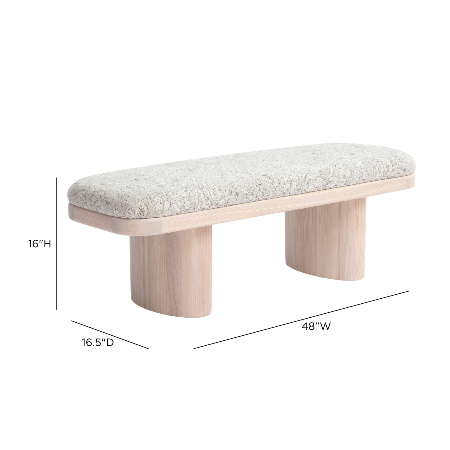 Ollie Upholstered Bench (48