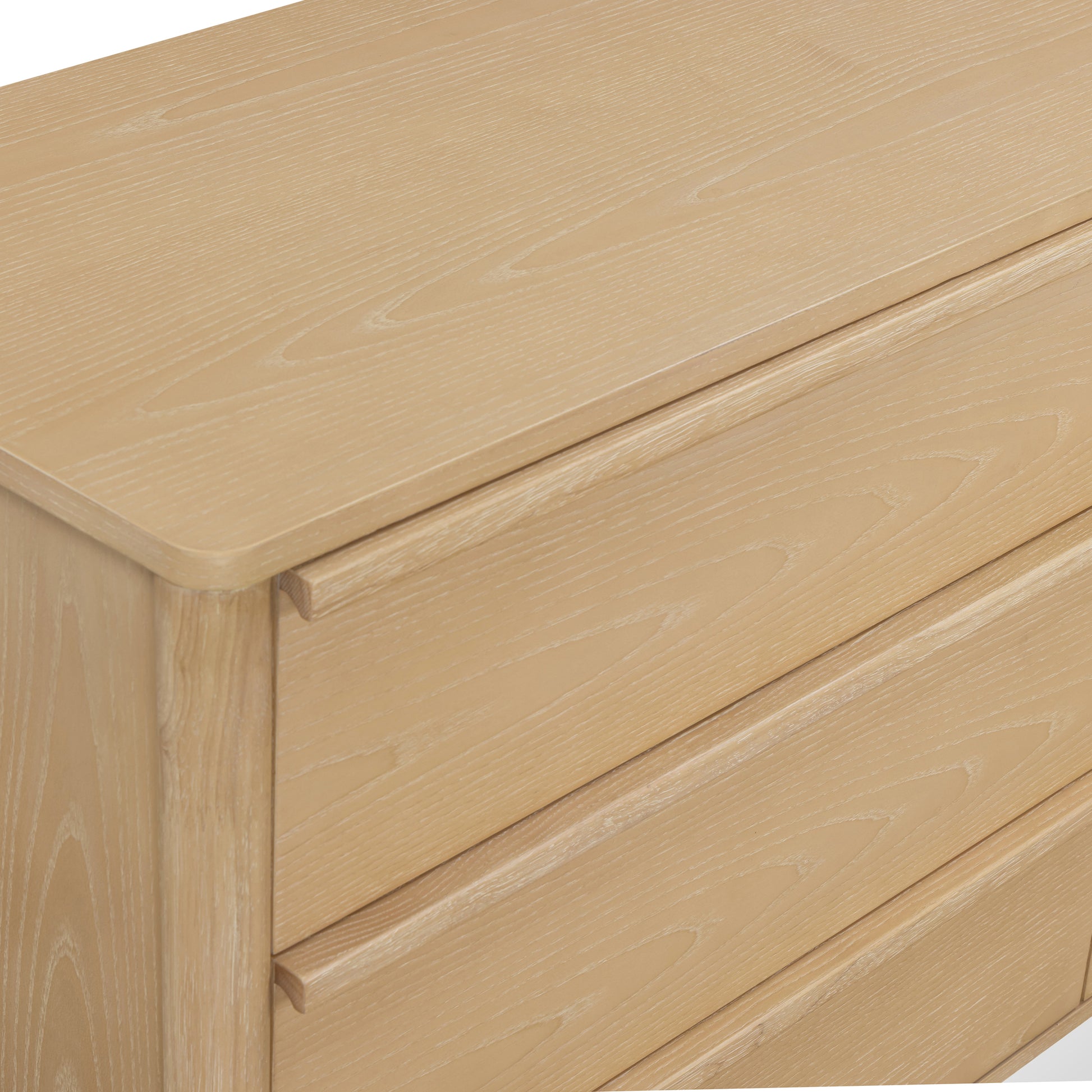Tyra 62" Ash 6-Drawer Dresser - Natural - Image 5