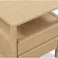 Tyra 22" Ash 2-Drawer Nightstand - Natural - Image 5